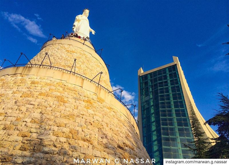 Quasi cedrus exaltata sum in Libanoإرتفعت كالأرز في لبنان...📍Notre... (Our Lady of Lebanon)