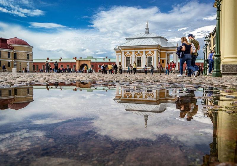 .R E F L E C T I O N S | Downtown of Saint Petersburg after the rain.... (Petropavlovskaya Krepost)