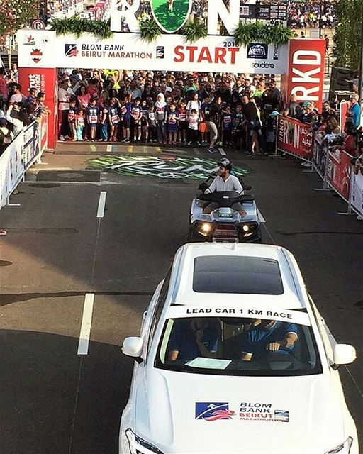 Race is on!! Good luck to all! 🏃By @vitacocolbn  BeirutMarathon ... (Beirut, Lebanon)