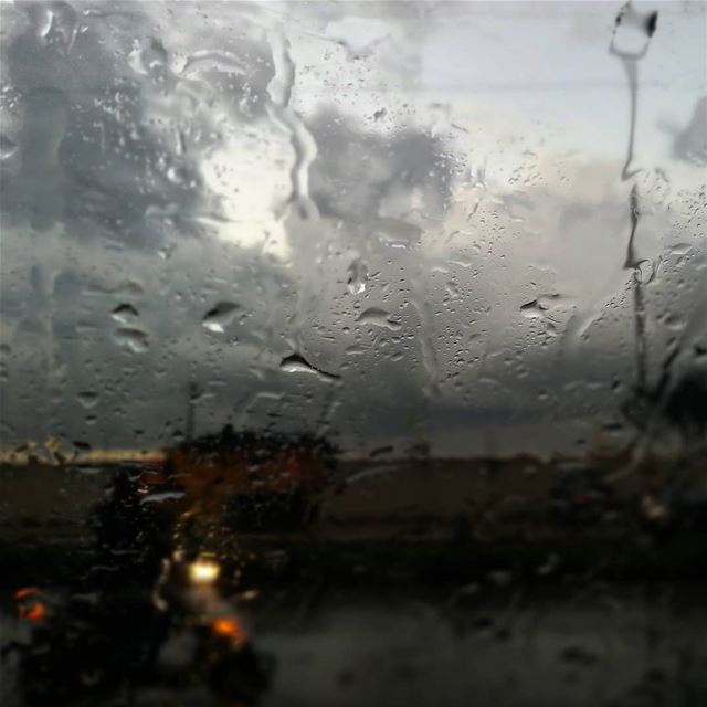 Rain -  ichalhoub in  Tripoli north  Lebanon shooting with a mobile phone ...