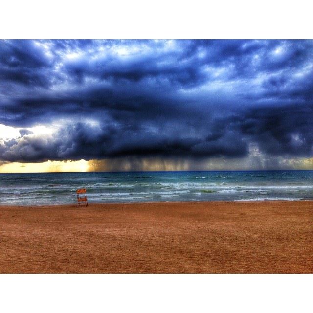  rain over  sea  storm  beirut  lebanon  wearelebanon  ig_lebanon n...