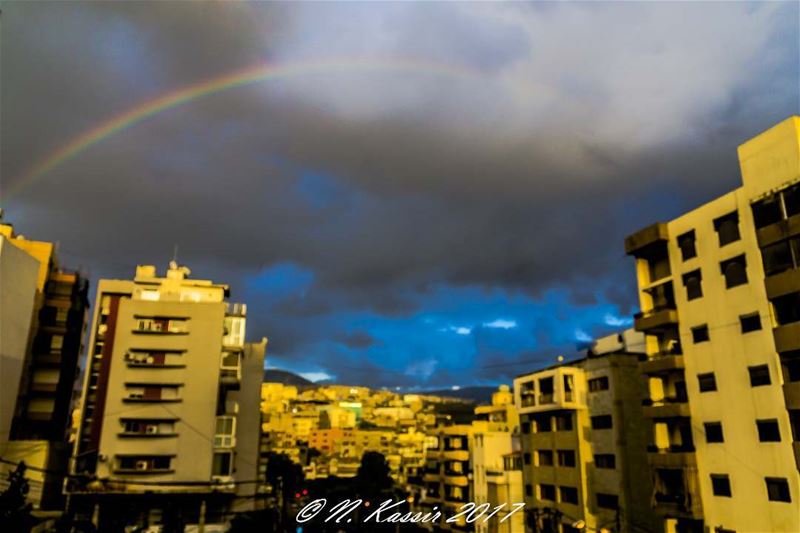  rain  rainbow  Beirut  Lebanon  ig_great_shots_me  bd_shotz ...