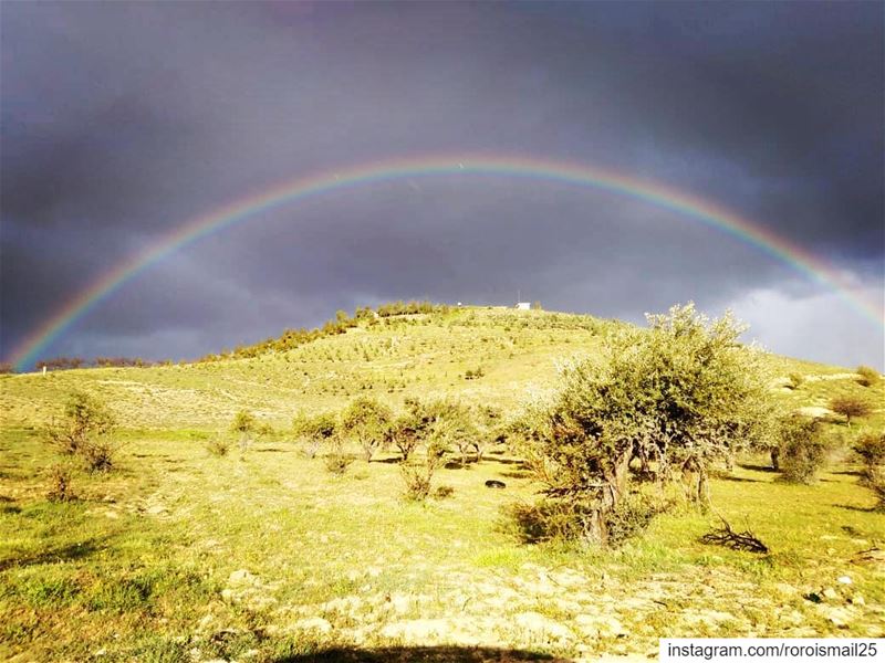  rainbow spotlightlebanon inlebanon spting rain photography photographers... (Lebanon)