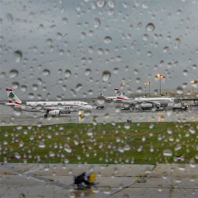  raining its good for winter 🌧 lebanon  beirut  livelovebeirut ... (Beirut–Rafic Hariri International Airport)