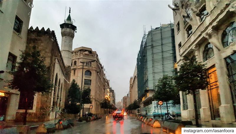 Rainy Sundays 🌧  lebanoninapicture  ptk_lebanon  livelovebeirut ... (Downtown Beirut)