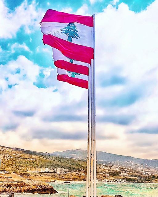 Raise those flags up high Lebanon!!!  loudandproud  happyindependenceday 🇱