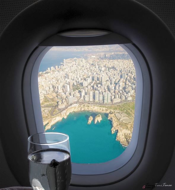 Raise your glass to ...... !!!  lebanon  beirut  middleeastairlines ... (Lebanon)