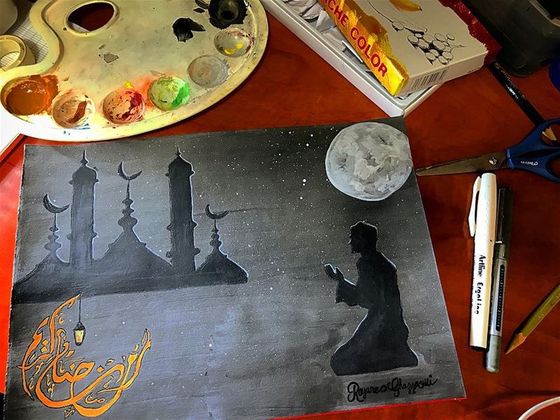 🖼✍🏼  ramadan_karim  ramadan2018  drawing  hand_drawn  painture  art ...