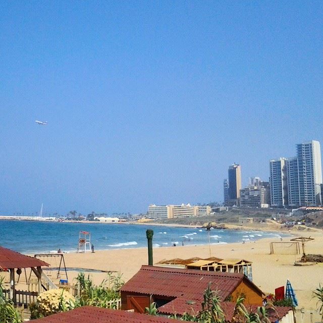 Ramlet El Baida, Beirut Lebanon  Lebanese  Mediterranean  sea  sand ...