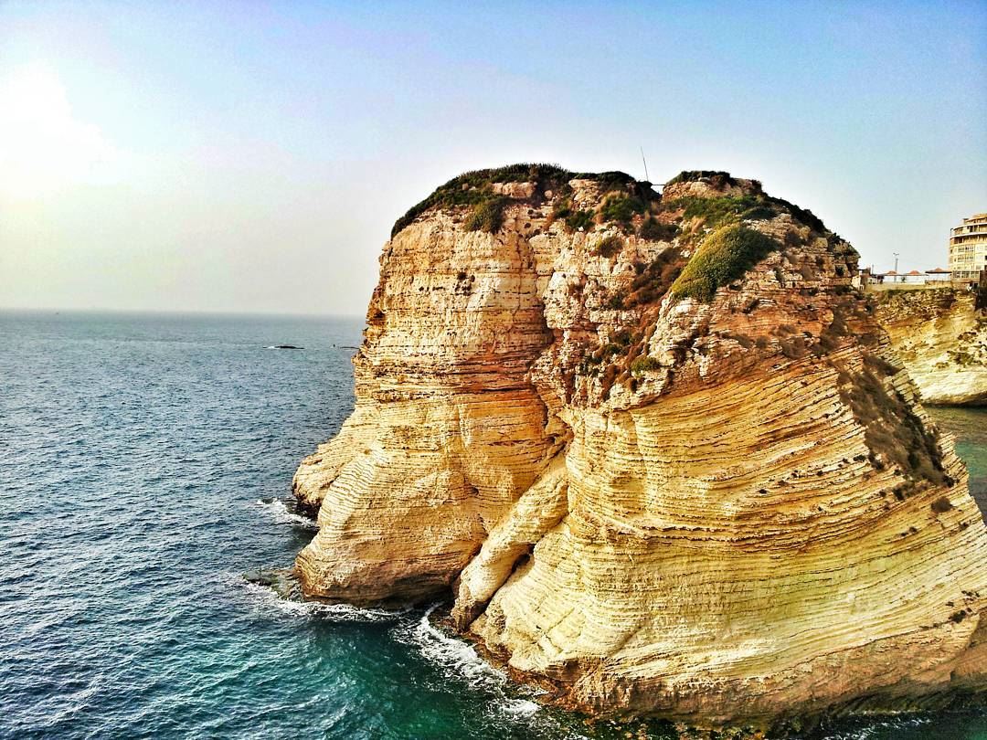🌊🔸🔹Raouché Rock 🔹🔸⛵📷 LEBANON / BEIRUT IN 8/3/2014 raouche  rawche ... (Raouche Rock)