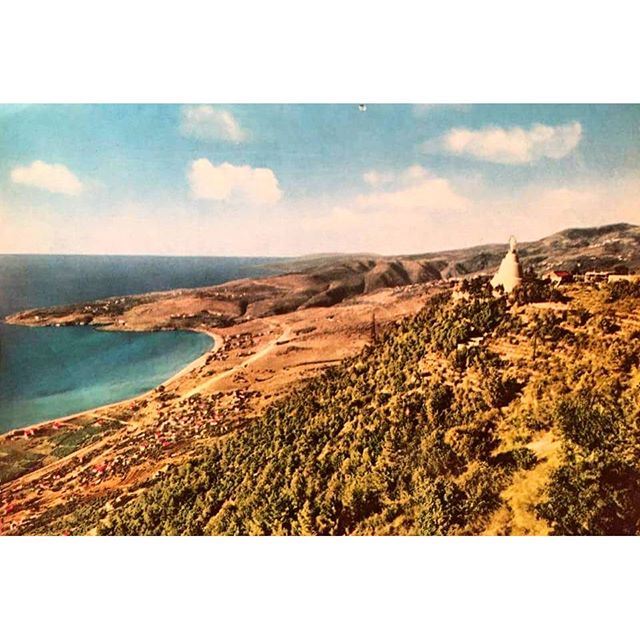 Rare Photo Harisa Jounieh Maameltein In 1960 .