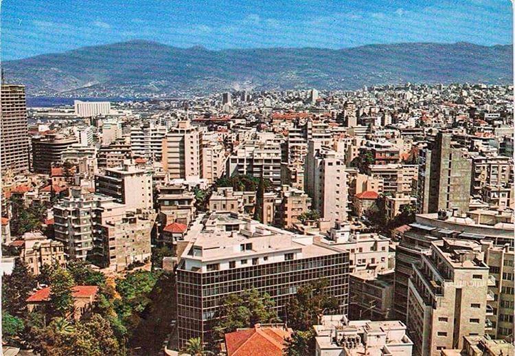 #RasBeirut Holiday Inn Under Construction 1973 .