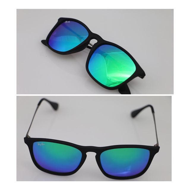  rayban raybansunglasses blue green mirror reflect reflection reflections... (Beirut, Lebanon)
