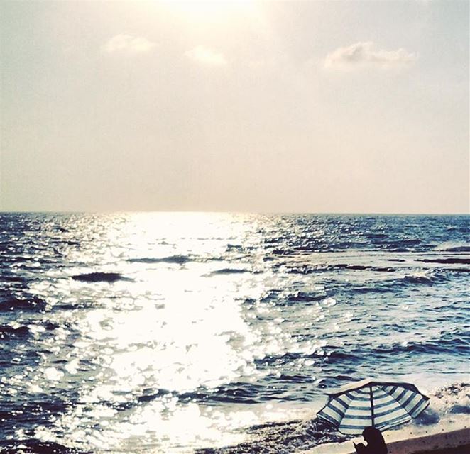 Reading on the beach 👓📖  Tripoli  TripoliLB  Lebanon  Lebanese ... (طرابلس - الميناء)