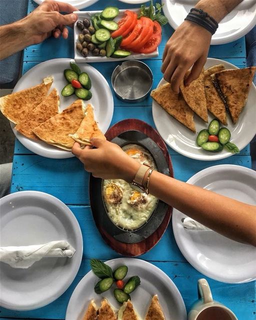 Ready for our Breakfast ? Photo taken by @peterghanime 😊 lebanon ... (RAY's Batroun)
