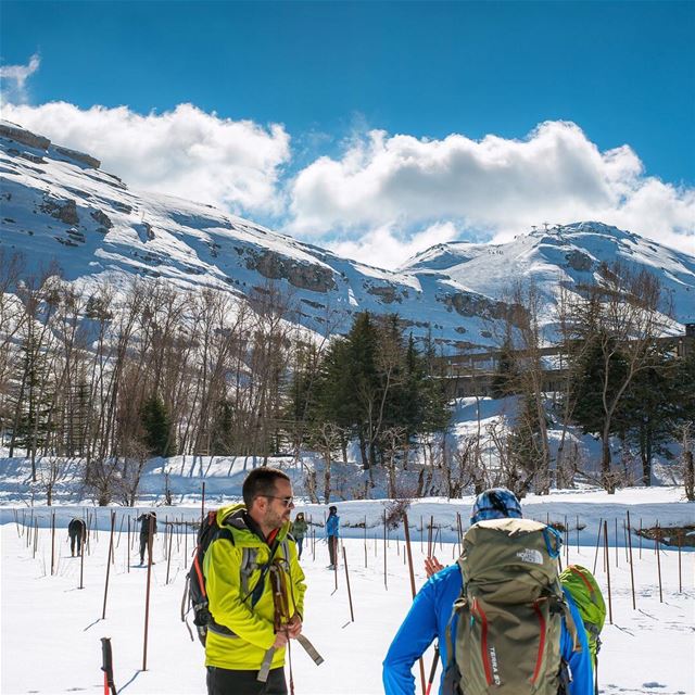 Ready to go ❄️ lebanon  laklouk  snow  snowshoeing  mountain  neige ... (El Laklouk, Mont-Liban, Lebanon)