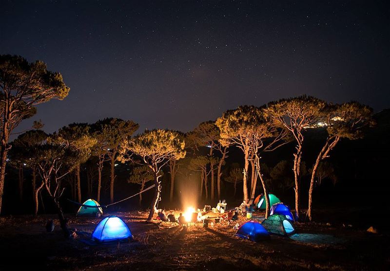 Reconnect with the basics of life 🌳⛺🔥🌳..... camping saturday... (Baskinta, Lebanon)