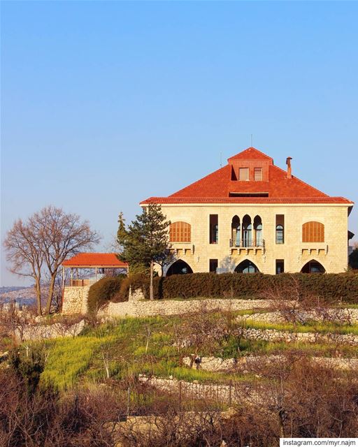 Red tiles put a smile on my face and relax me instantly. There's like an... (Sebaail, Liban-Nord, Lebanon)