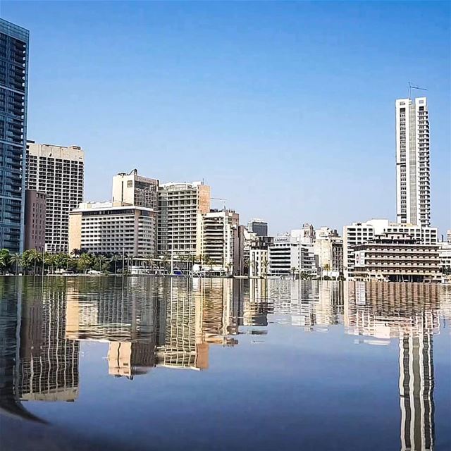 Reflection: always fascinating.. Is it because it widens our view..... (Beirut, Lebanon)