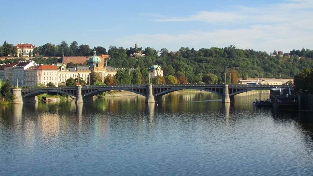  reflection  bridge  river  PRAHA  style  statue  prague  landscape ... (Prague, Czech Republic)