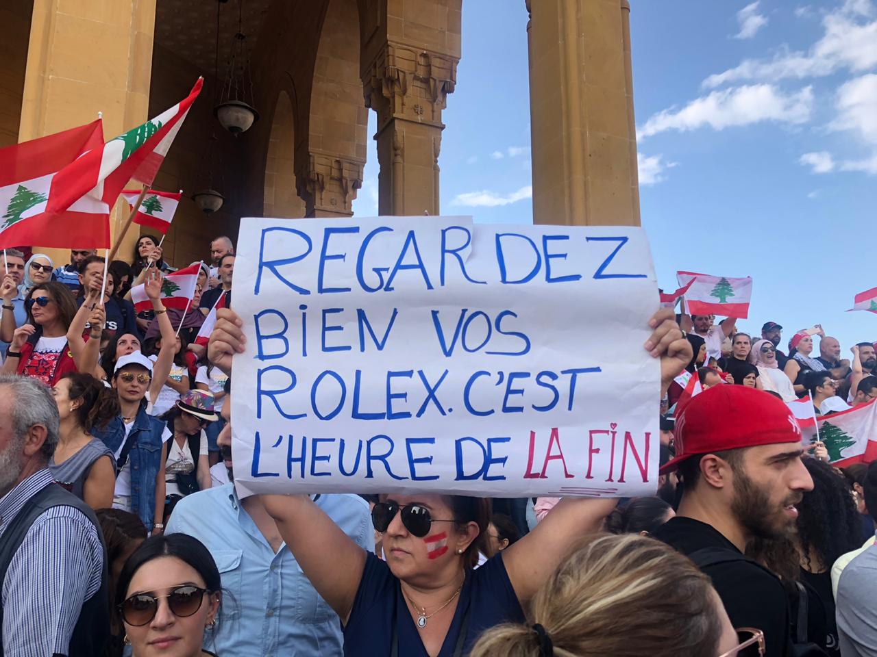 Regarder Bien Vos Rolex. C'est L'Heure De La Fin - - لبنان ينتفض