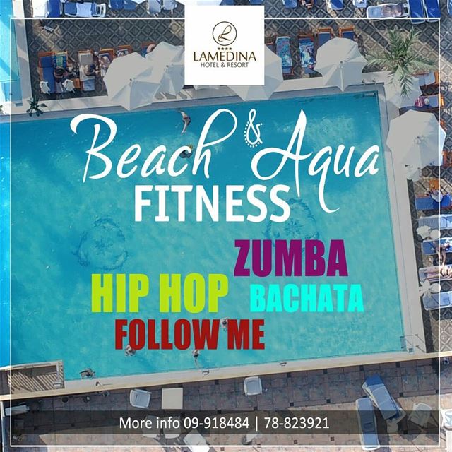 Register for the Beach & Aqua Fitness Classes at Lamedina Hotel, Beach... (Joünié)