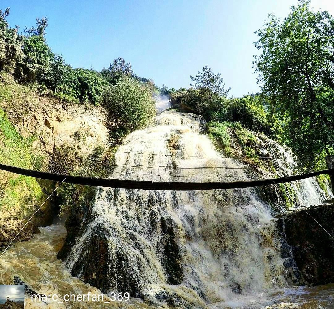 @Regrann from @marc_cherfan_369 -   3younelsamak  Waterfall  Akkar ...
