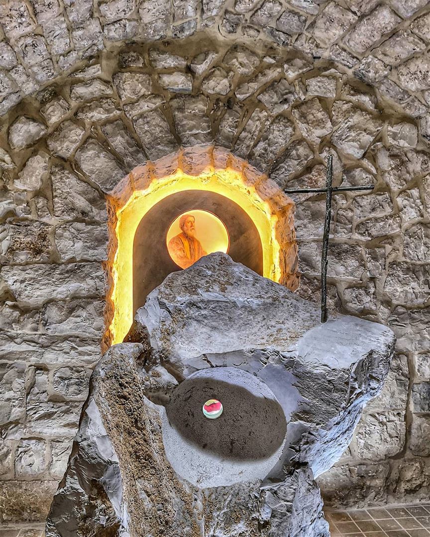Relics of "the head of Saint Maron";  StJohnMaron Monastery  northlebanon- (Kfarhay)