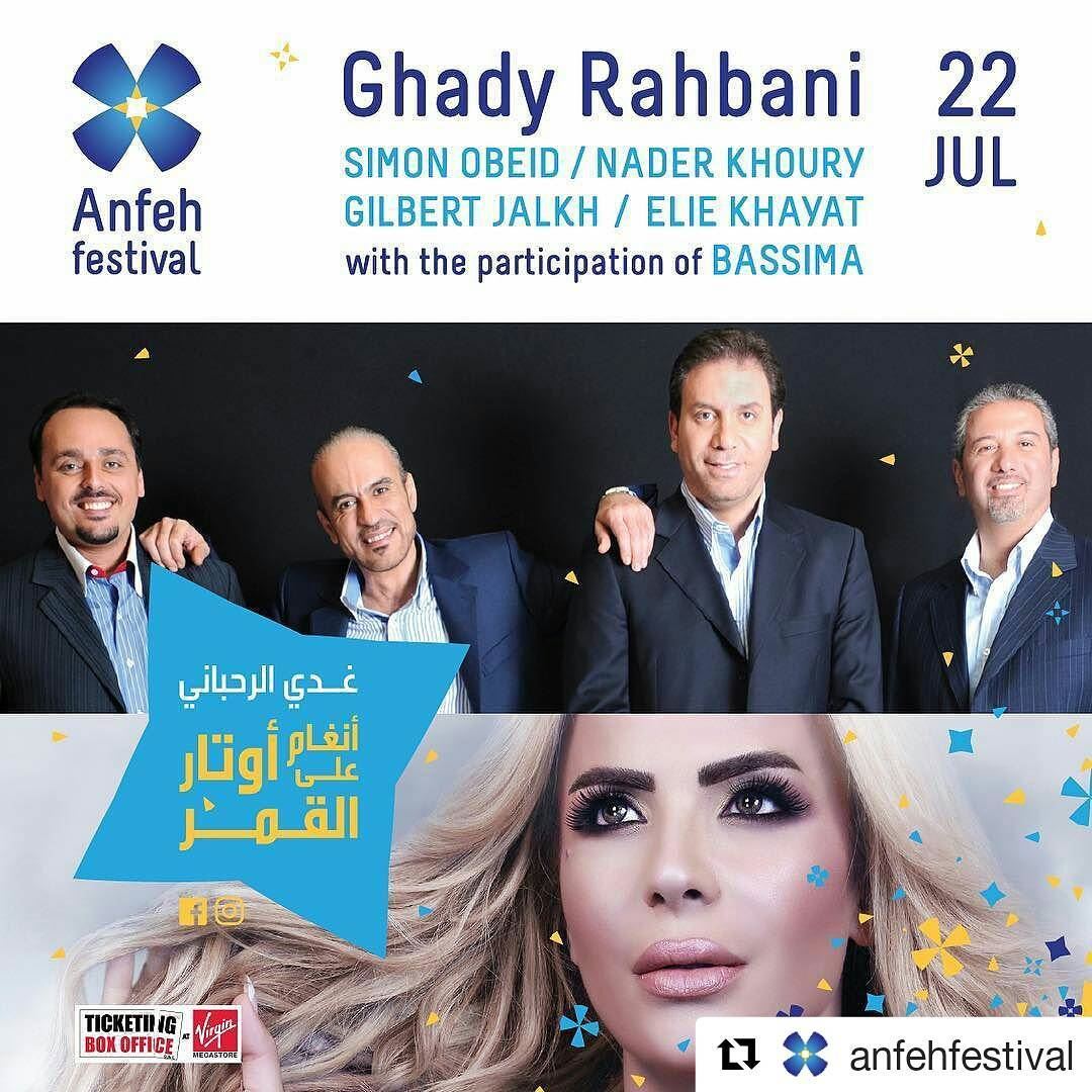  Repost @anfehfestival (@get_repost)・・・July 22 Anfeh Fesfival presents:...