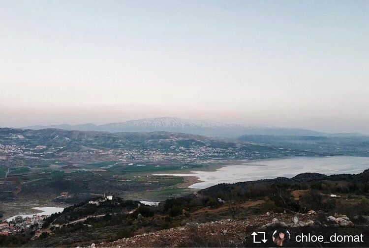 Repost from @chloe_domat West Bekaa  bekaa  lebanon  qaraounlake  saghbine... (Saghbîne, Béqaa, Lebanon)