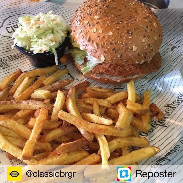 Repost from @classicbrgr by Reposter @307apps (Classic Burger Joint - Le Mall Dbaye)