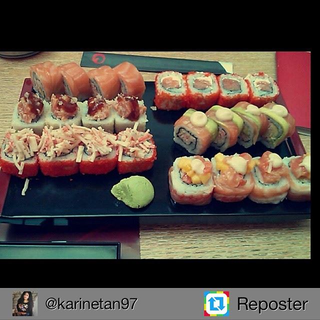 Repost from @karinetan97 by Reposter @307apps (Sushi Bar)