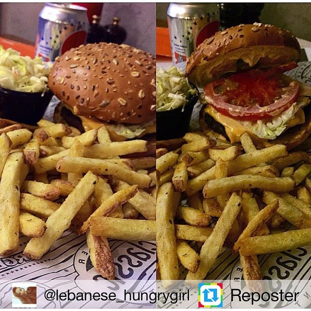 Repost from @lebanese_hungrygirl by Reposter @307apps (Classic Burger Joint)