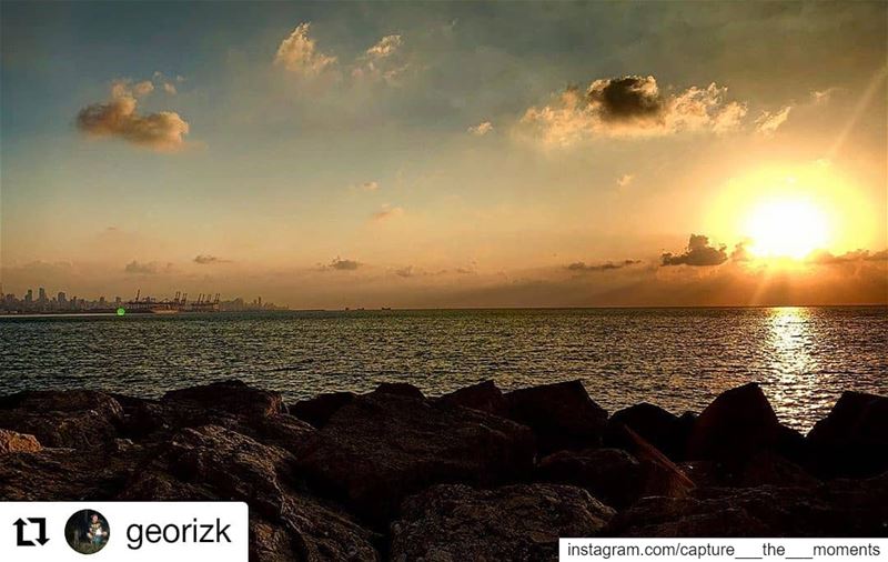  Repost @georizk• • • • • •Life is tough, but so are you.. sunset ...