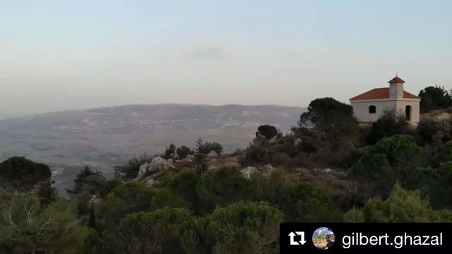  Repost @gilbert.ghazal ・・・Saghbin looks pretty nice from above, it's... (Saghbîne, Béqaa, Lebanon)