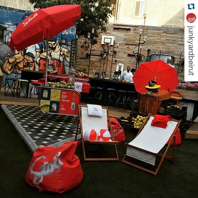  Repost @junkyardbeirut・・・Pass by for a sunset drink!  Junkyardbeirut ...