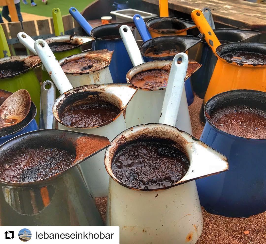  Repost @lebaneseinkhobar with @get_repost・・・Lebanese Coffee is being...