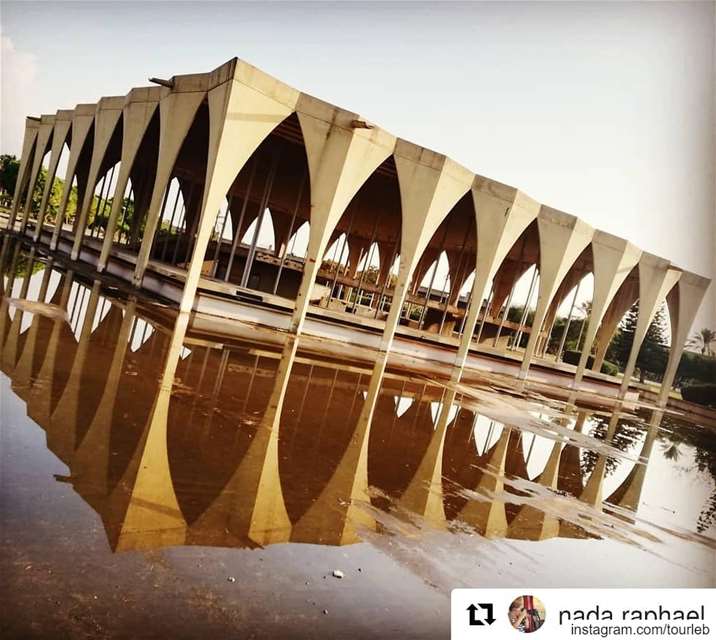  Repost @nada.raphael (@get_repost)・・・Beautiful work of  oscarniemeyer... (Tripoli, Lebanon)