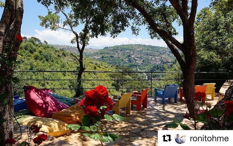  Repost @ronitohme Beit El Qamar...Aspire for a peaceful and cool...