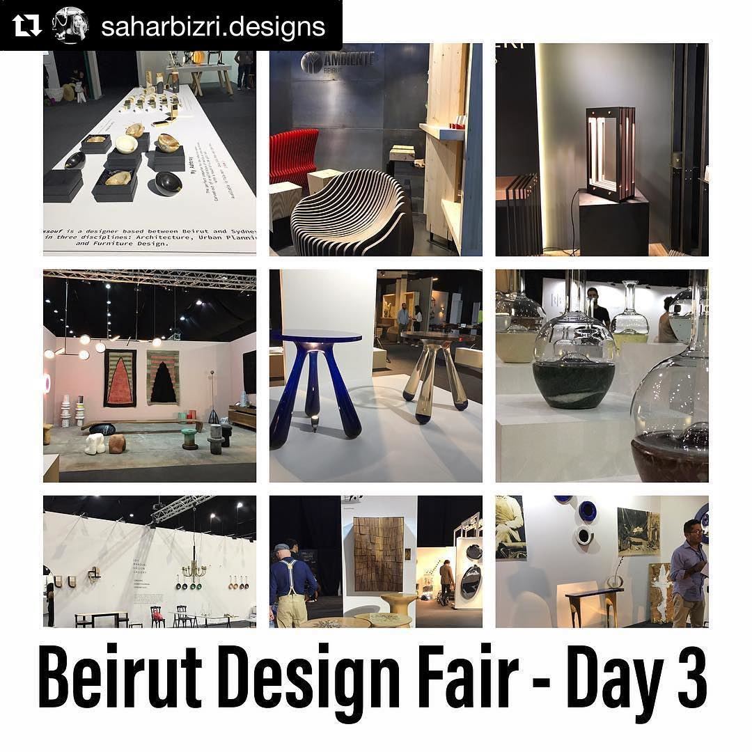  Repost @saharbizri.designs (@get_repost)・・・Beirut Design Fair - Day 3 ...