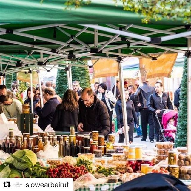  Repost @slowearbeirut with @repostapp・・・Souk el Tayeb: A neighboring...