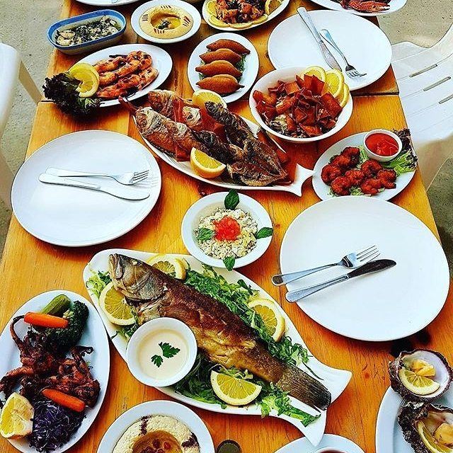  Repost @wassim.3alba7er・・・A tasty seafood lunch like this is a must on...