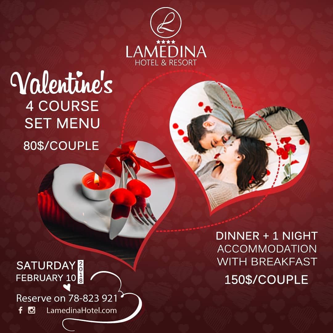 Reserve your romantic candlelit  Valentine's dinner at  LamedinaHotel ...