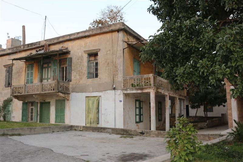 Resisting in Byblos... oldhouse  greenshutters  byblos  jbeil ... (Byblos - Jbeil)