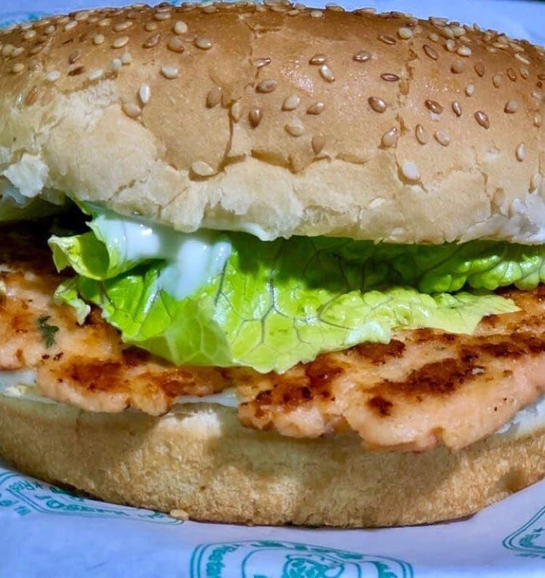 @restaurant_et_falafel_joseph -  New: Salmon burger Healthy meal. Salmon... (Restaurant and Falafel JOSEPH-Sin El Fil)