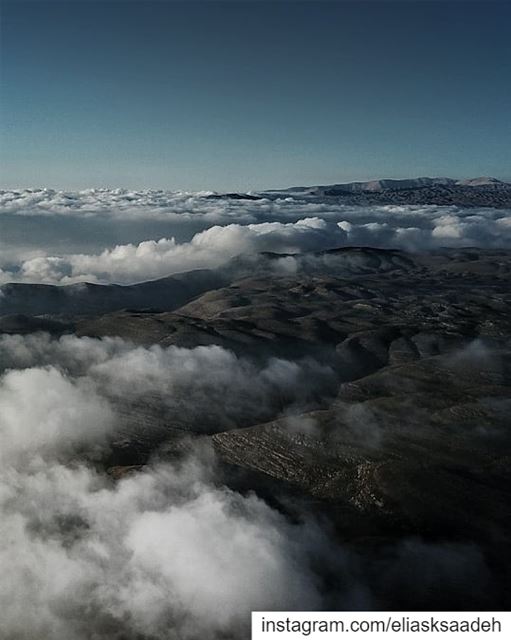 Rise above it all 🤙🏻.. Mountain  Mountains  Valley  Fog  Mavic  DJI ... (Lebanon)
