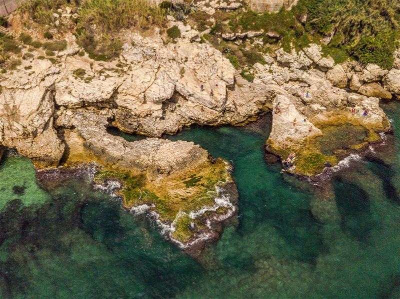 Rocky shores from above  rocks  shore   rockyshore  seashore  sea  swim ...