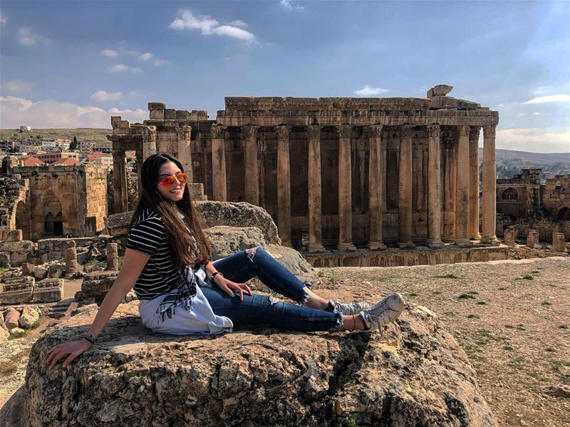 Roman Princess 🤷‍♀️  livingforgoldmoments  livelovebeirut ... (Baalbeck, Béqaa, Lebanon)