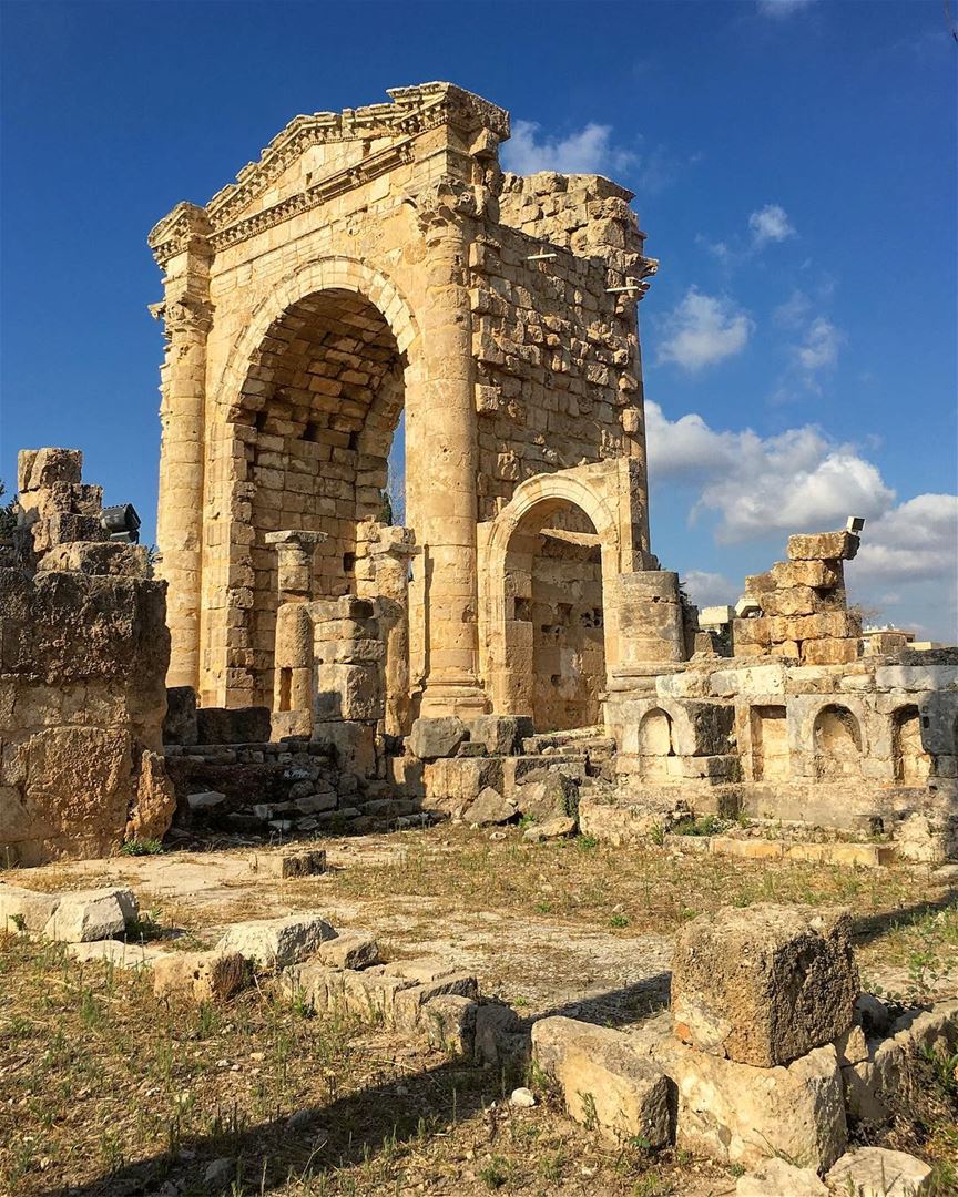 Roman Ruins of Tyre a.k.a Sour   walk  vintage  photography  arch ... (Tyre, Lebanon)