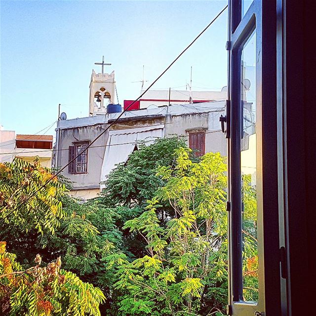 Room with a view in Mar Mikhael, Beirut.  latergram  window  marmikhael ... (Marmikael Achrafieh)